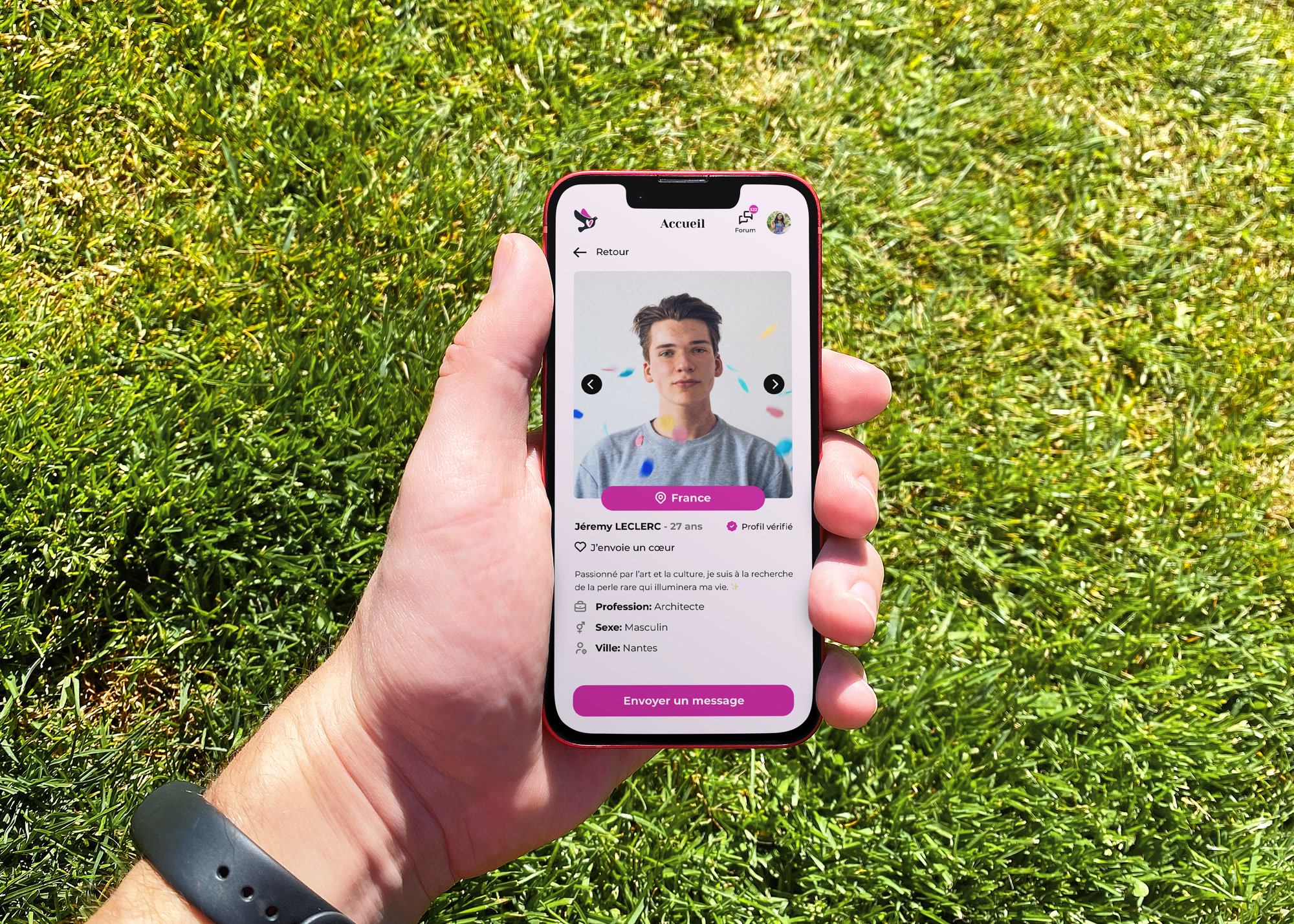 Interfaces de l’application Demixie